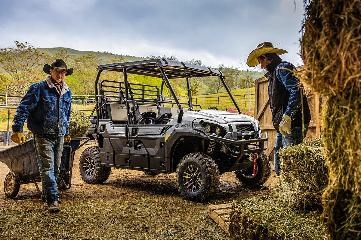 Kawasaki MULE supporting ranch work