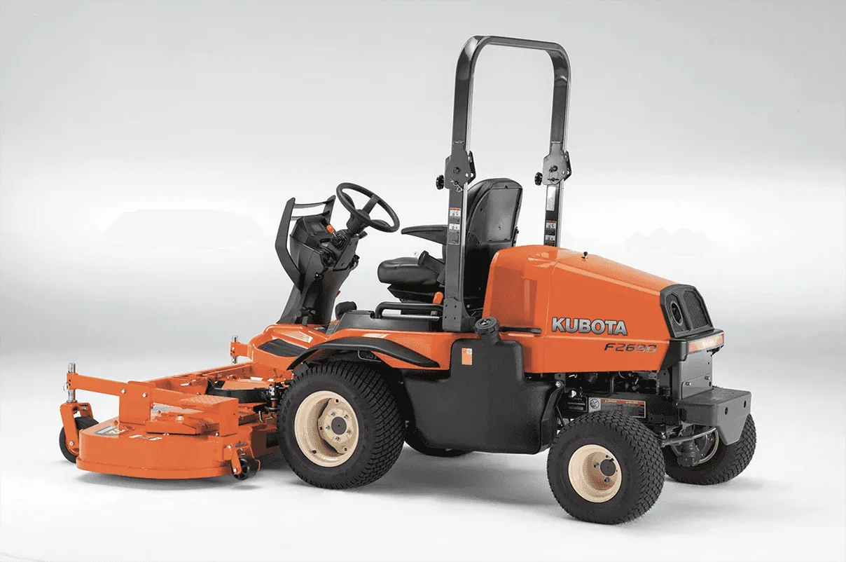 Kubota F2690 front-mount mower; representative F Series image, not the F2510