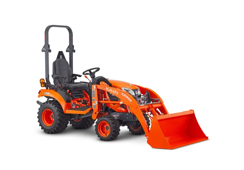 Representative Kubota BX Series tractor; package equipment may differ