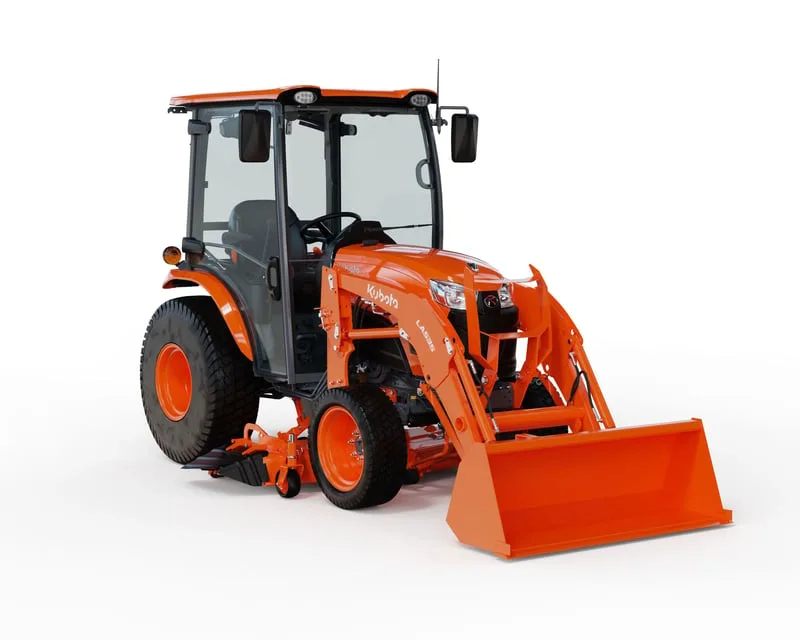 Representative Kubota LX Series tractor; package equipment may differ