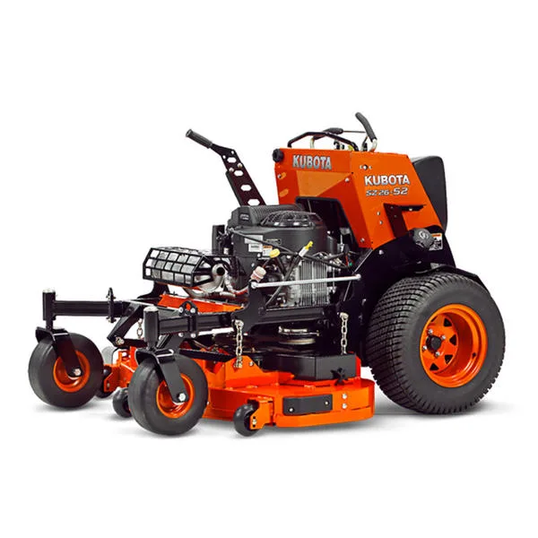 Kubota SZ26 stand-on mower with 52-inch commercial deck; representative SZ Series image