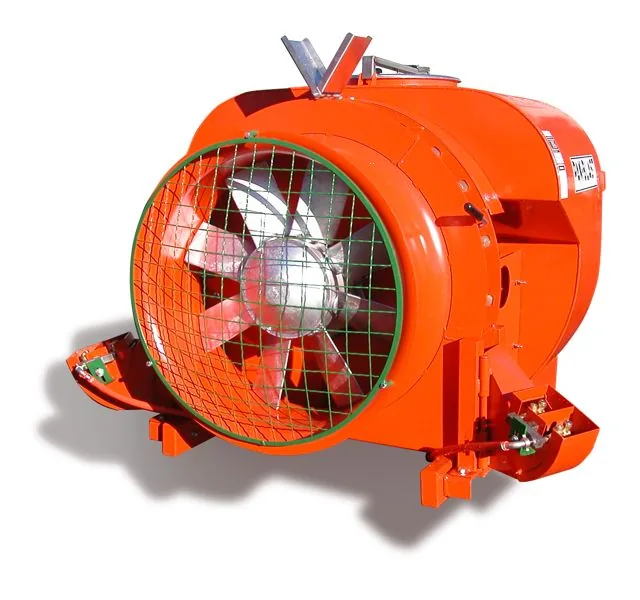 Rears Pak-Blast three-point sprayer fan on a white background