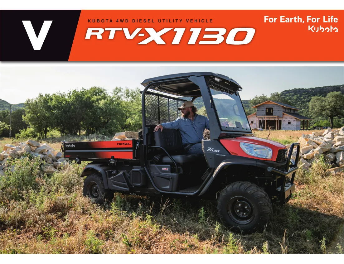 Cover of Kubota RTV-X1130