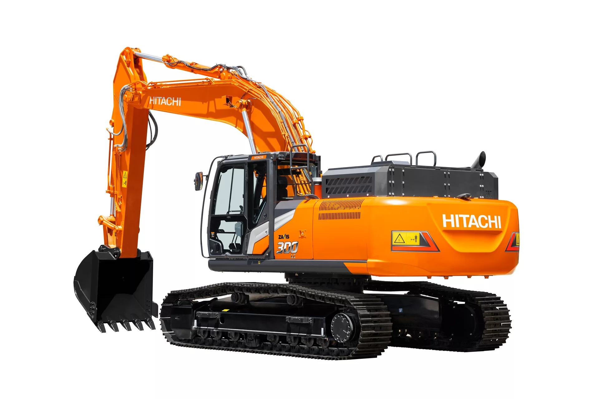 Hitachi ZX300LC-7H excavator studio view