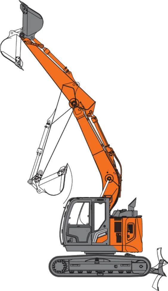 Hitachi LANDCROS ZX135US-7H