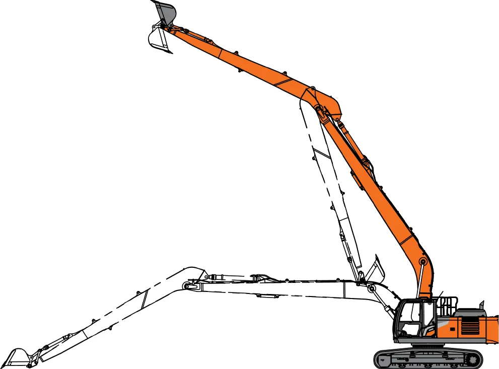 Hitachi LANDCROS ZX250LC-7H SLF product illustration