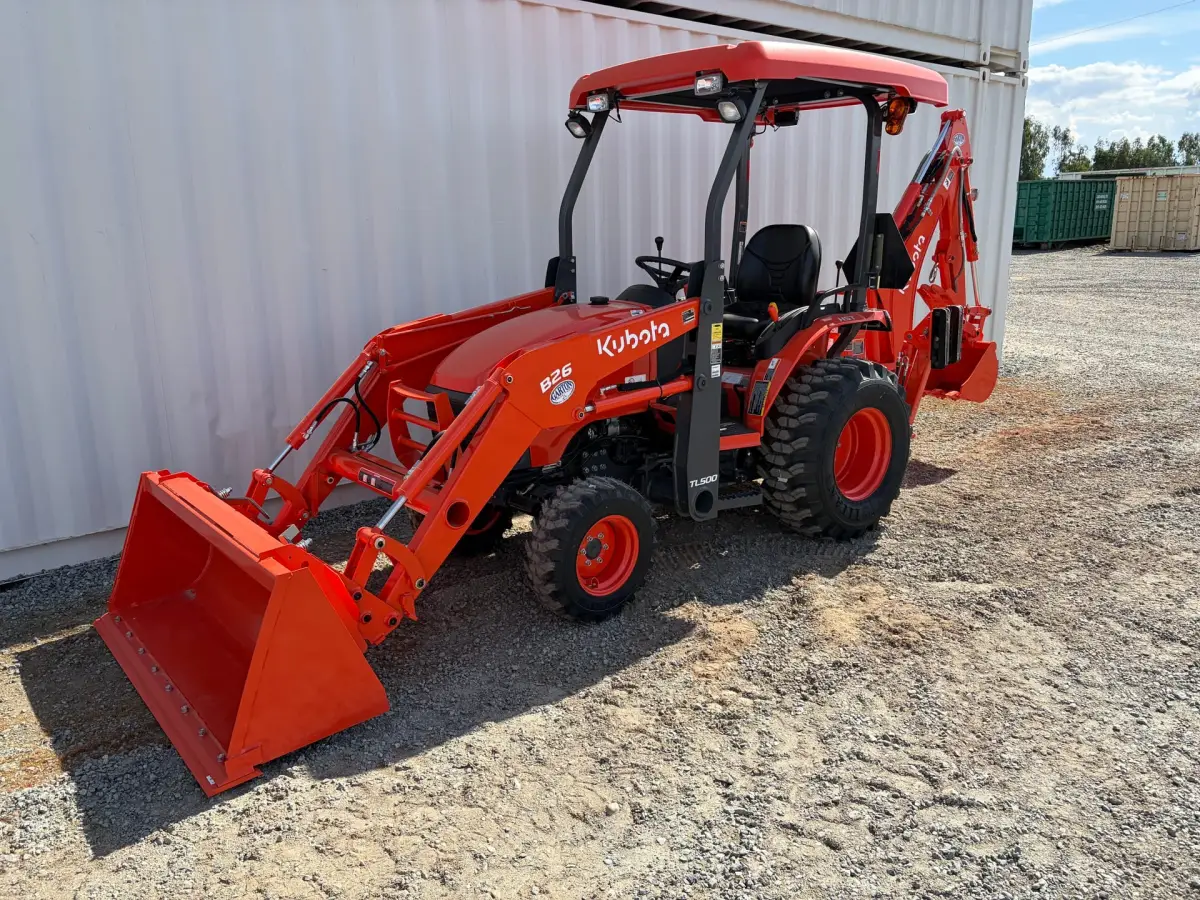 Actual stock photo of Kubota Construction B26, stock 026616