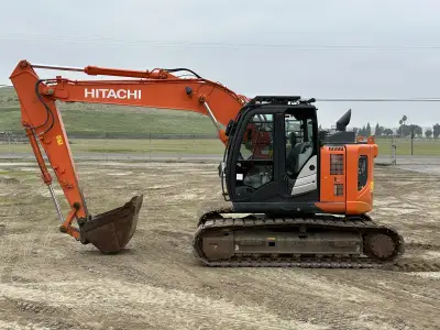 Actual stock photo of Hitachi LANDCROS ZX135USK-6, stock 017856