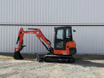 Actual stock photo of Kubota Construction KX033-4R3A, stock 021458