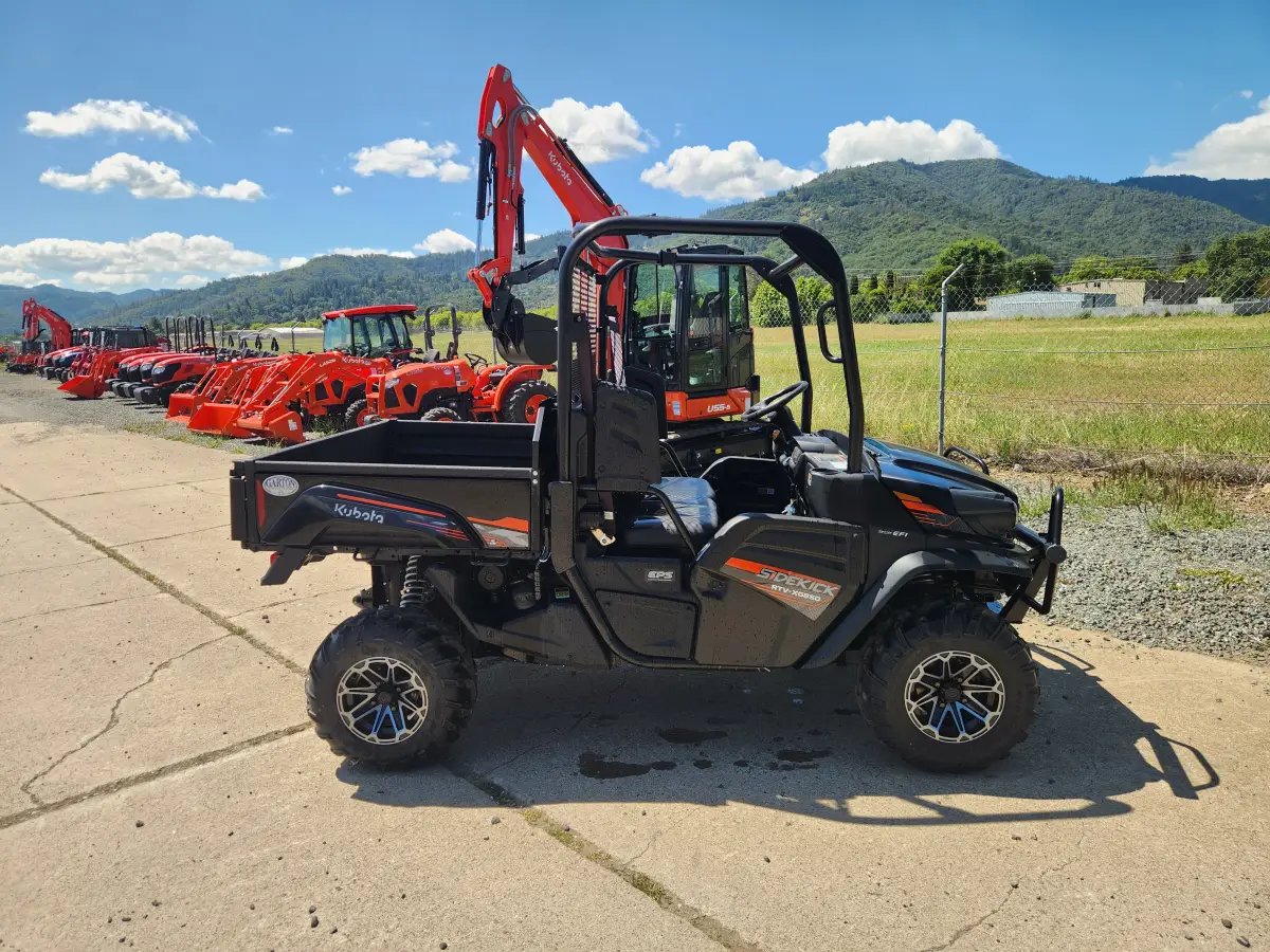 Actual stock photo of Kubota RTVXG850EVSL, stock 024180