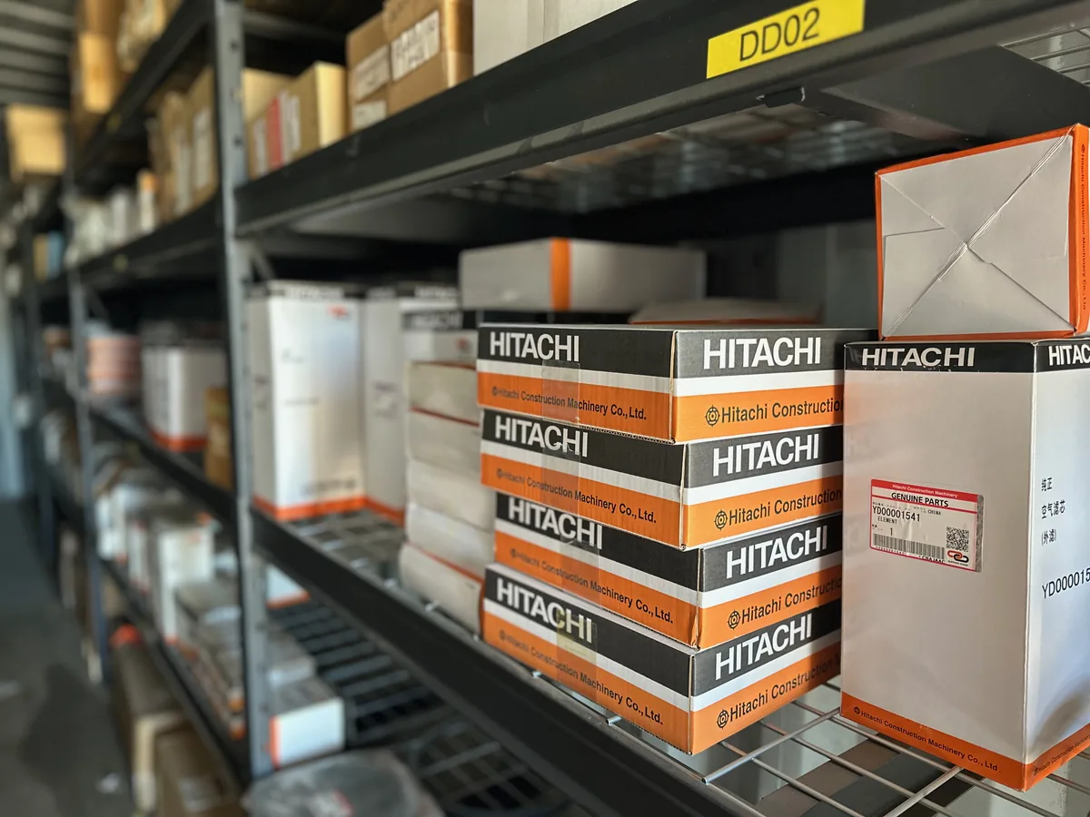 Hitachi genuine parts stocked on Garton Parts shelves