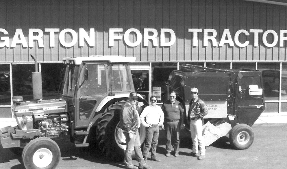 Historic Garton Ford New Holland delivery
