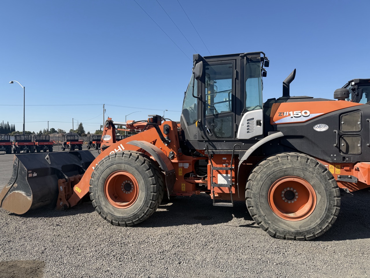 Actual stock photo of Hitachi LANDCROS ZW150-6HL, stock 028019