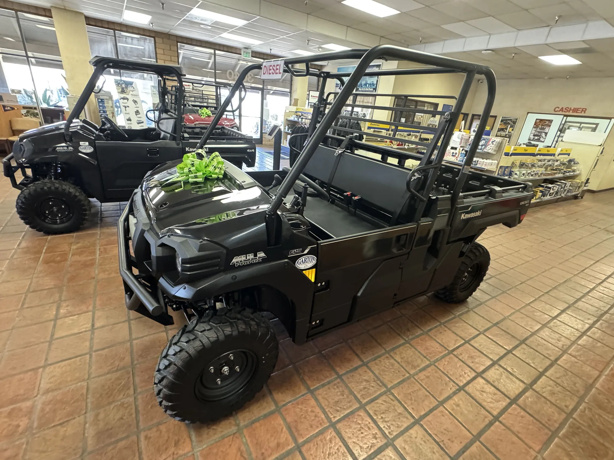 Actual stock photo of Kawasaki PRO-DX EPS, stock 028416