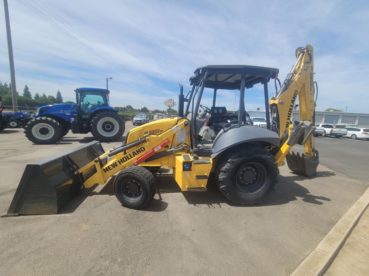 Actual stock photo of New Holland B95D, stock 000045