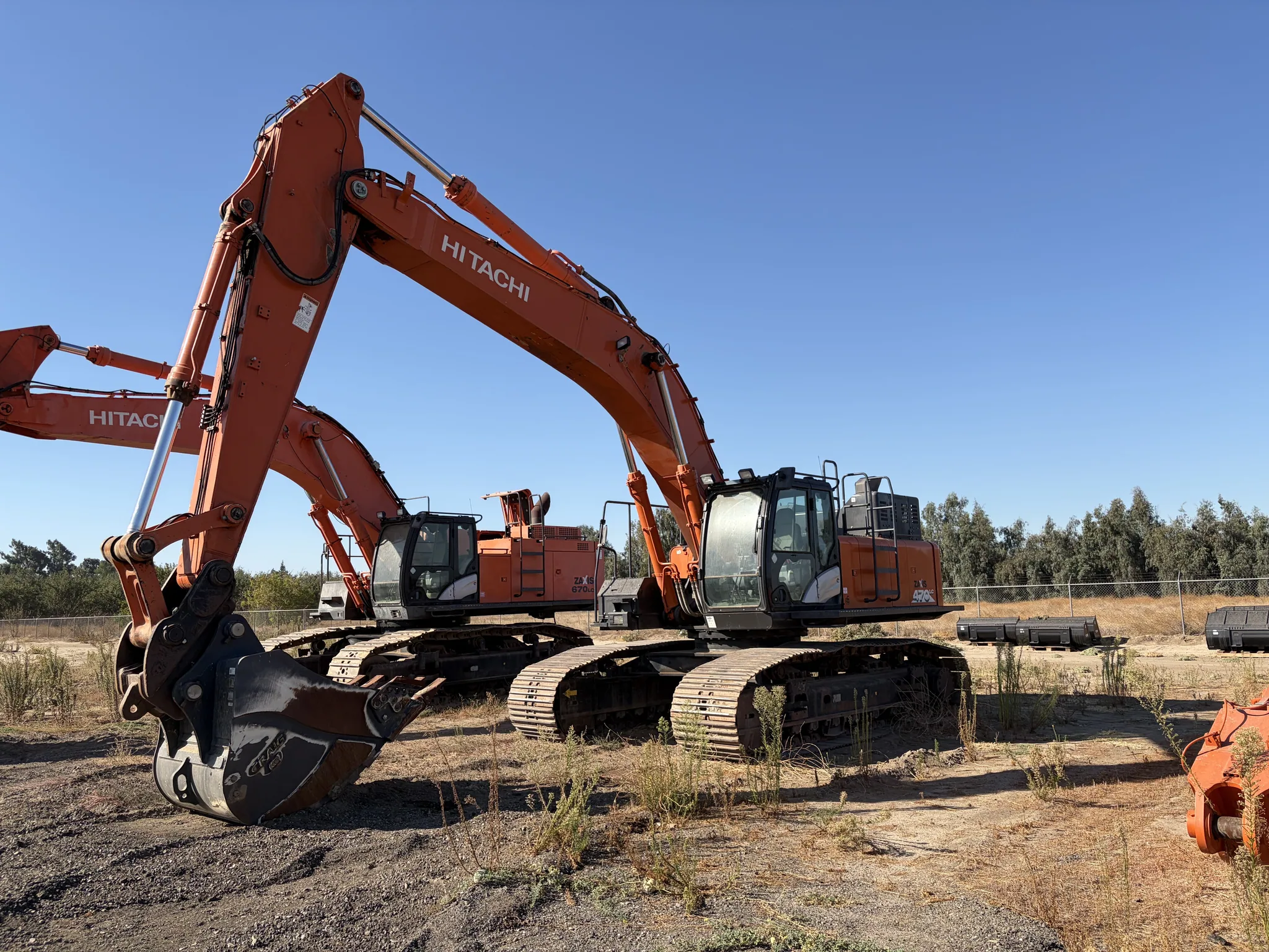 Actual stock photo of Hitachi LANDCROS ZX470LC-6, stock 019786