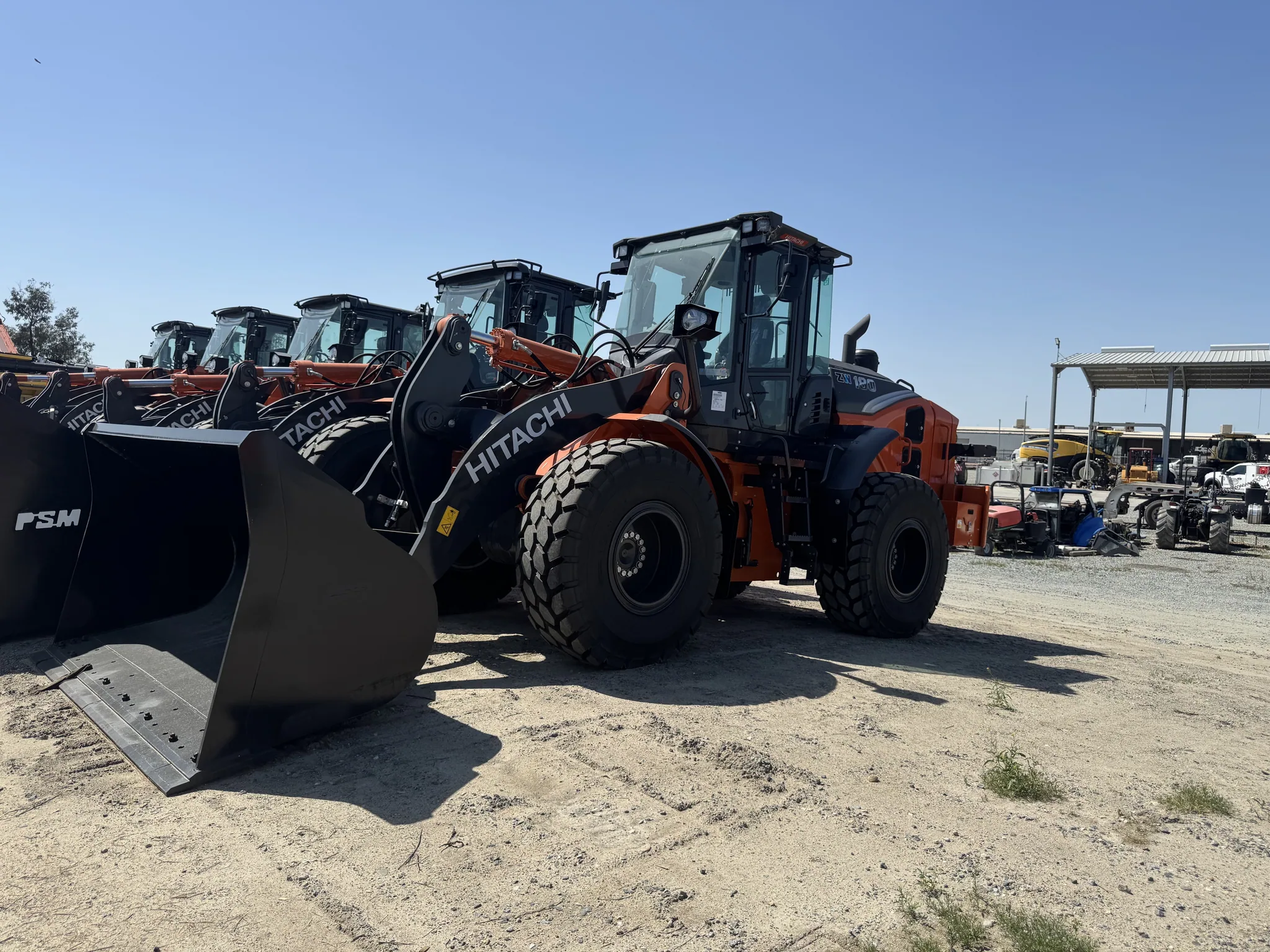 Actual stock photo of 2024 Hitachi LANDCROS ZW180-7, stock 003295