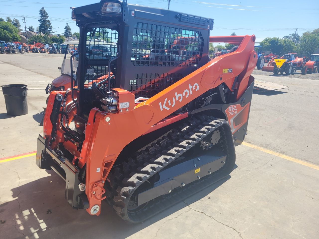 Actual stock photo of Kubota Construction SVL75-3HFWVR, stock 025193