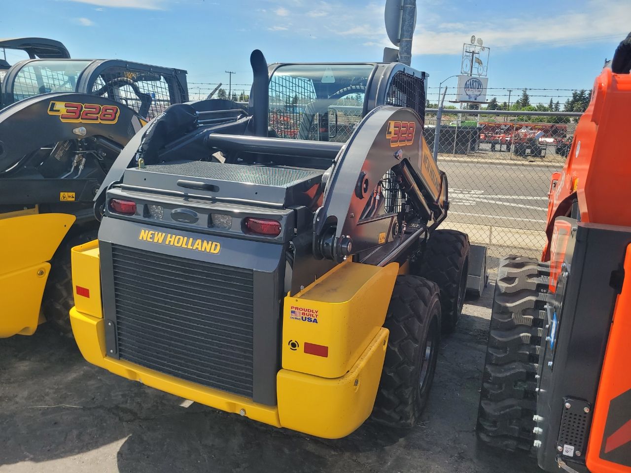 Actual stock photo of New Holland L328, stock 023918