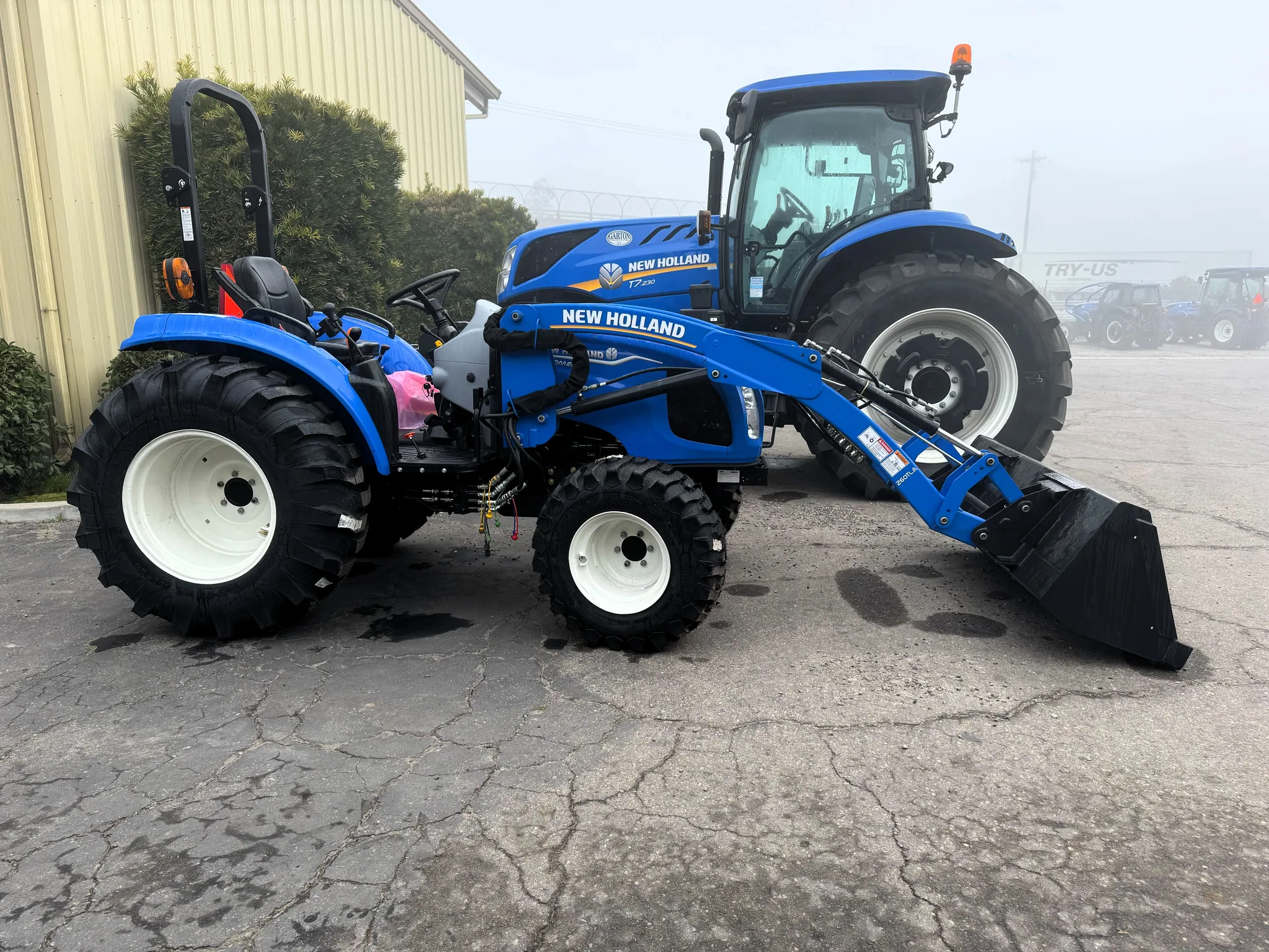 Actual stock photo of New Holland BOOMER 50, stock 021716