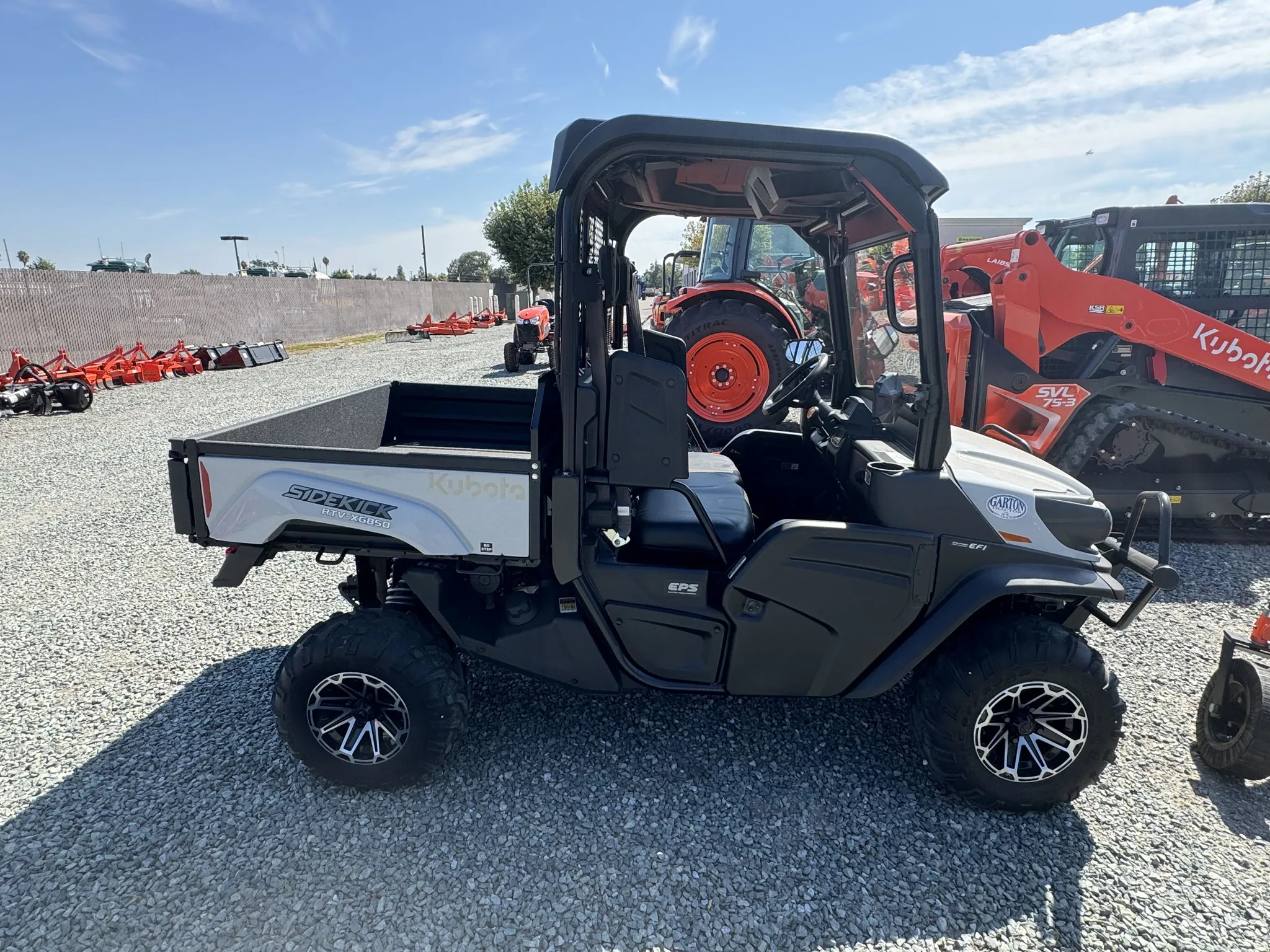 Actual stock photo of Kubota RTVXG850EVGL, stock 014973