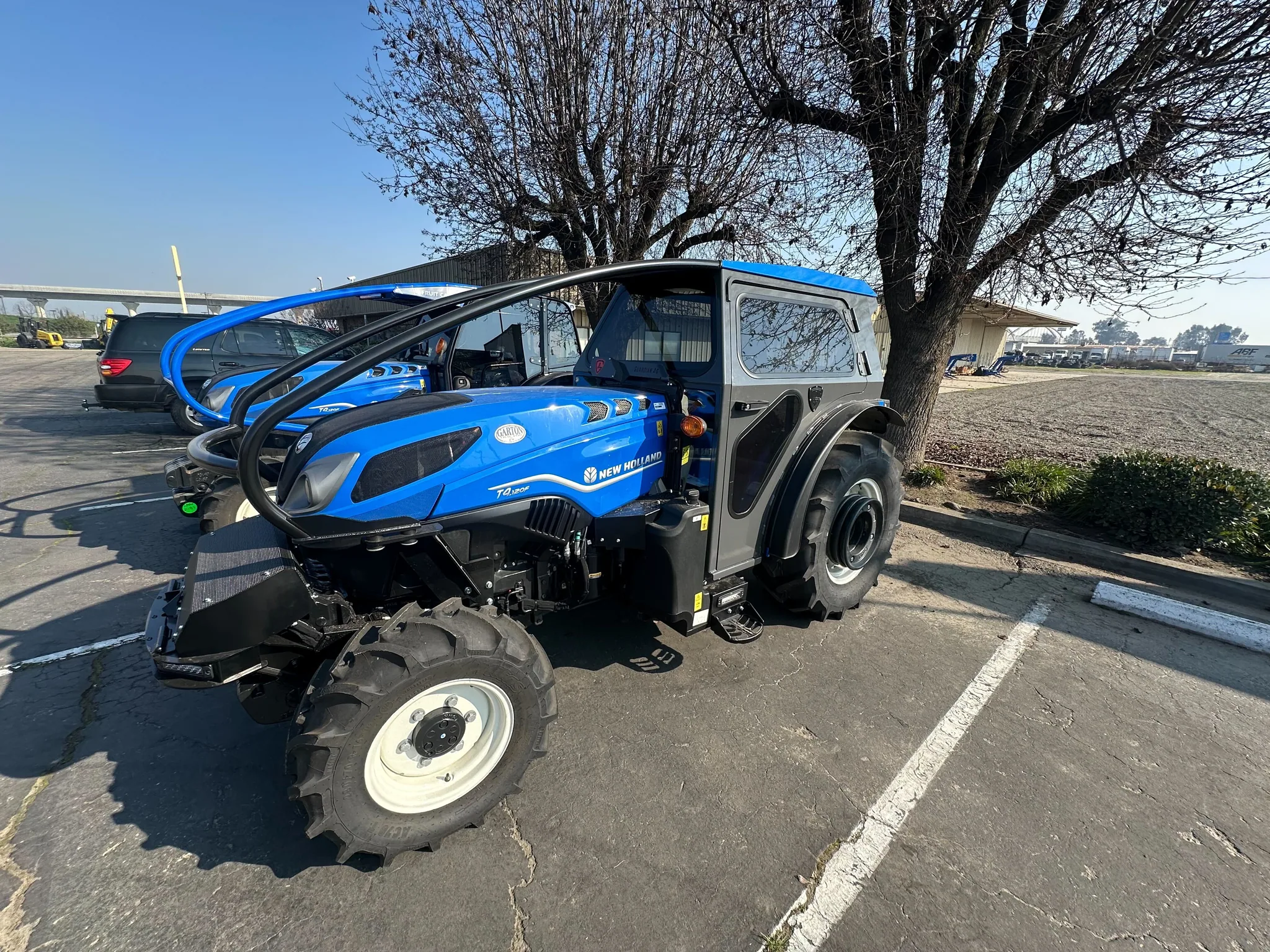 Actual stock photo of New Holland T4.120F T4B, stock 003895
