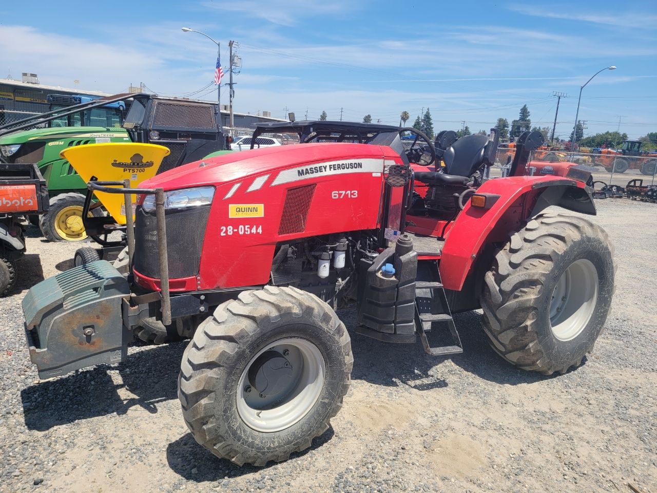 Actual stock photo of Massey Ferguson 6713, stock 028700