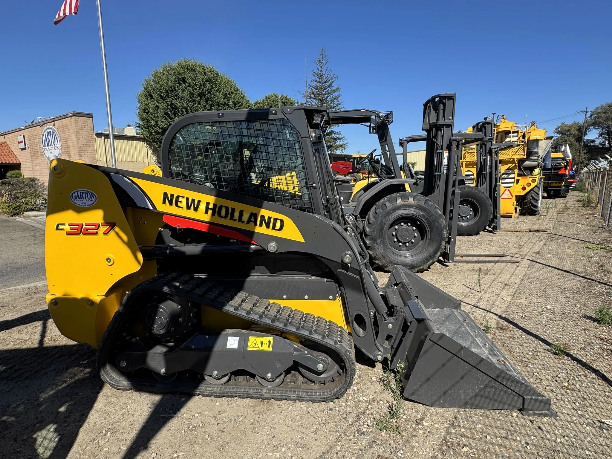 Actual stock photo of New Holland C327, stock 023914