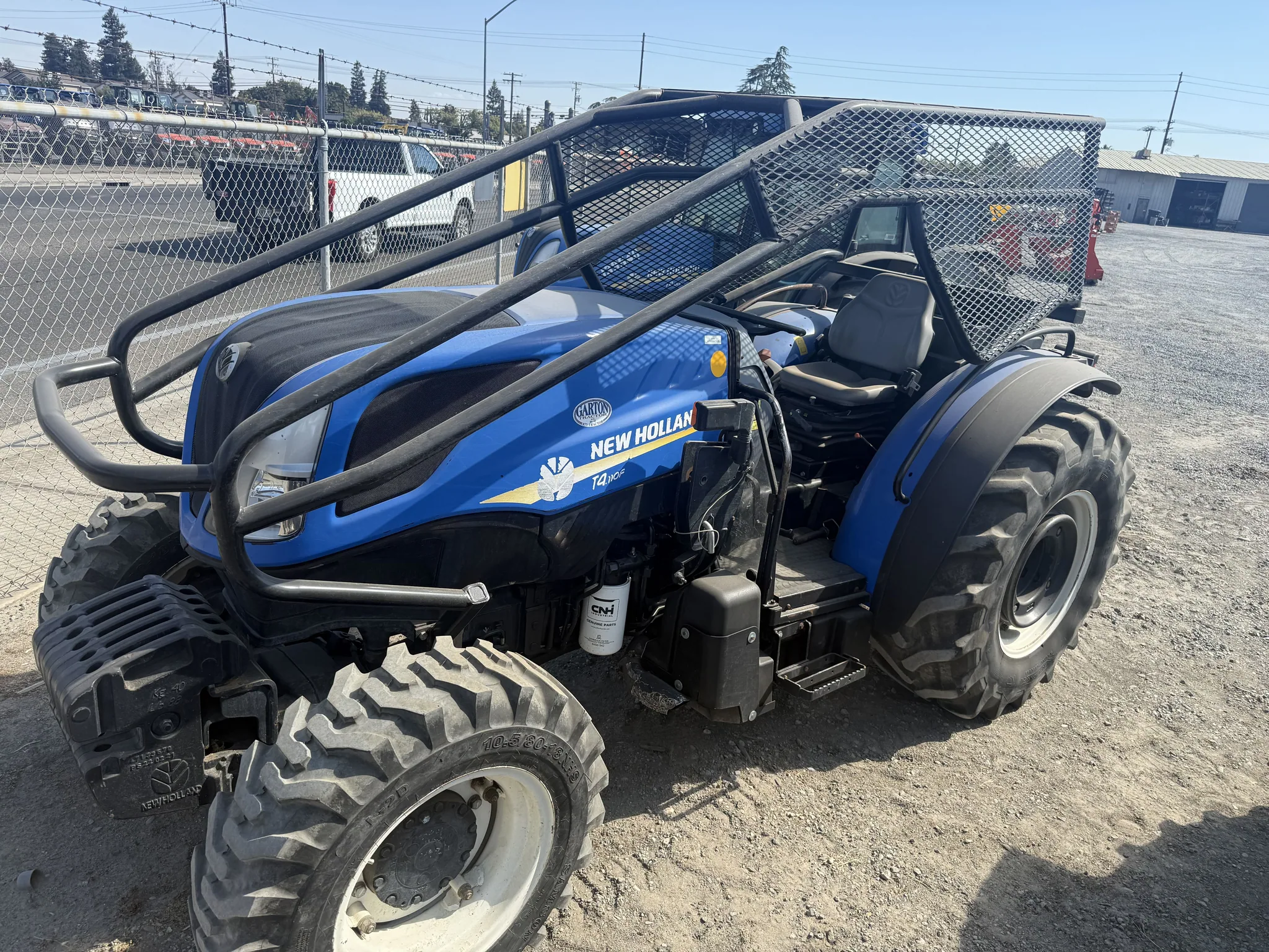 Actual stock photo of New Holland T4.110F, stock 029889