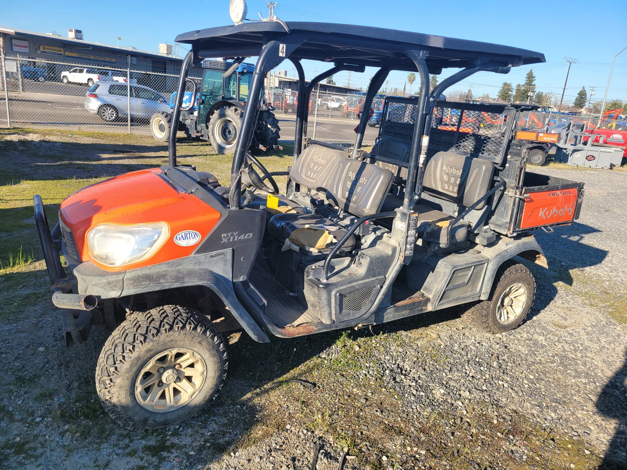 Actual stock photo of Kubota RTV-X1140, stock 025715