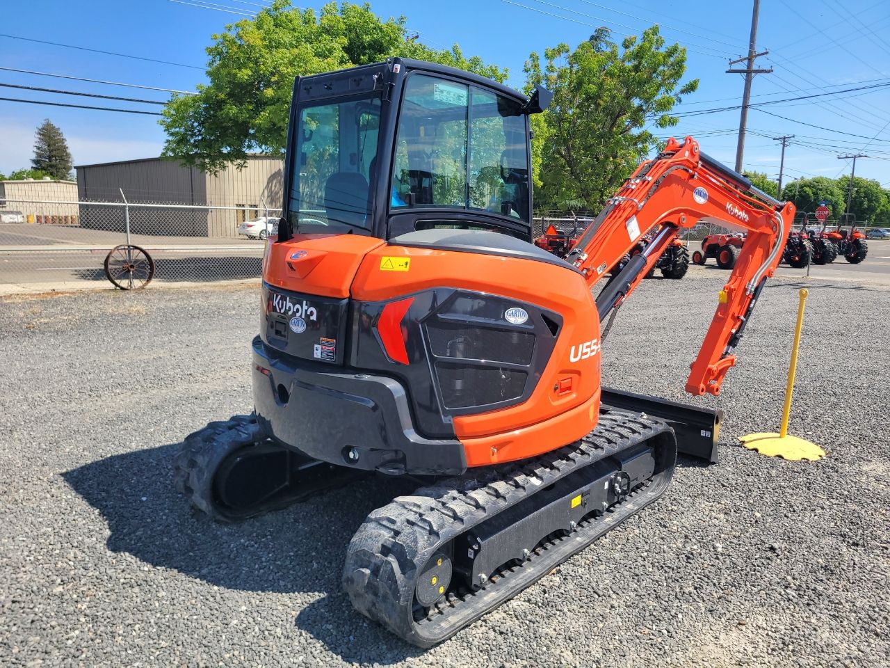 Actual stock photo of Kubota Construction U55-5R3AP, stock 024039