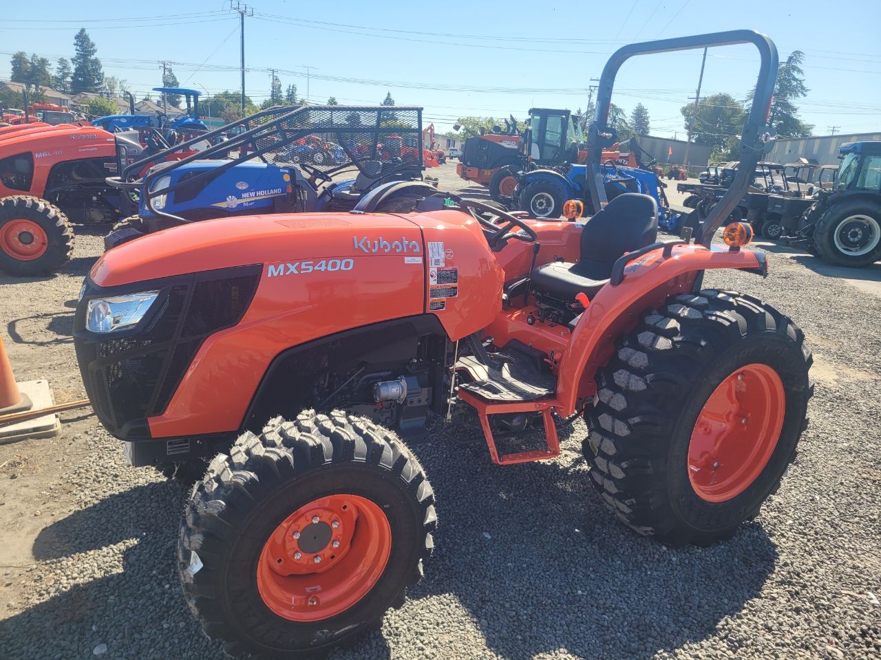 Actual stock photo of Kubota MX5400HST, stock 025687