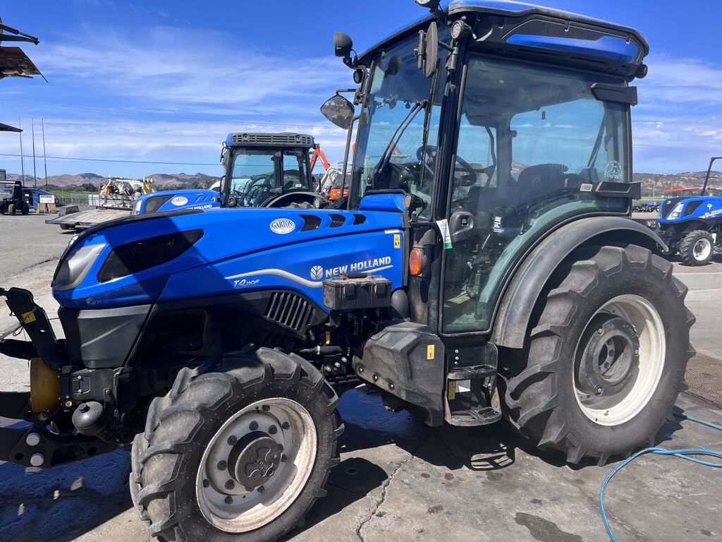 Actual stock photo of 2023 New Holland T4.110F T4B, stock 002291