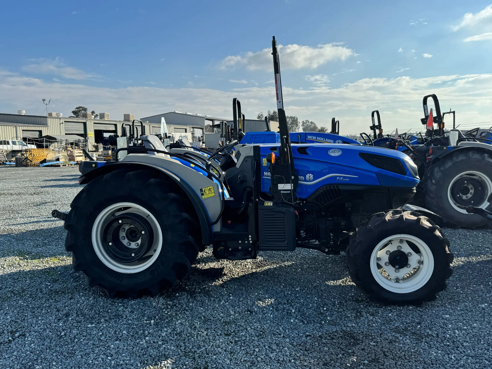 Actual stock photo of 2023 New Holland T4.110F T4B, stock 006679