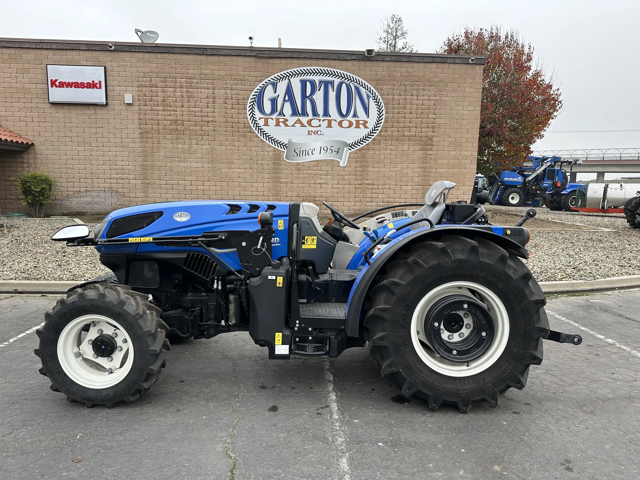 Actual stock photo of 2024 New Holland T4.110F T4B, stock 006677