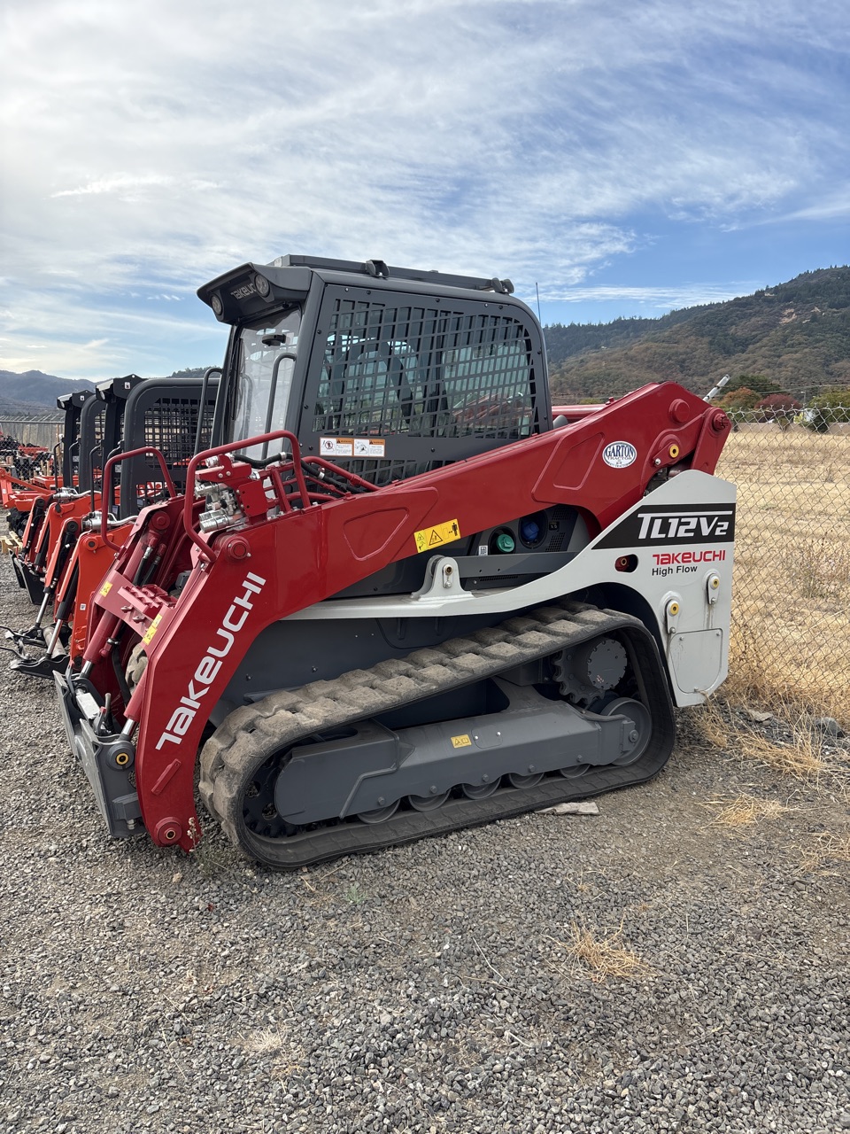 Actual stock photo of Takeuchi TL12V2-CRHR, stock 011418