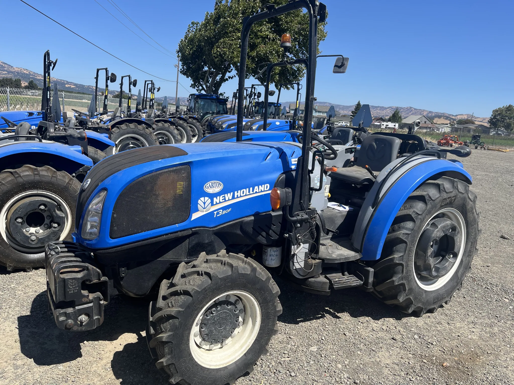 Actual stock photo of New Holland T3.80F, stock C91122